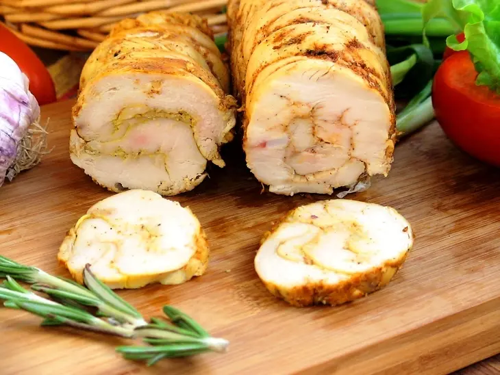 Куриная пастрома на пару, подкопченная розмарином ( тест-драйв): шаг 7