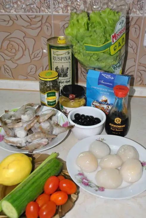 Салат «морской бриз»: шаг 1