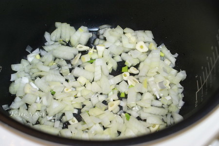 Красный рис (red rice) с беконом и овощами.тест-драйв: шаг 2