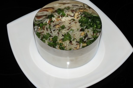 Рис с зеленью и кедровыми орешками (тест-драйв): шаг 7