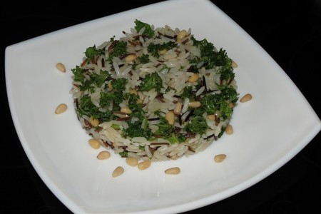 Рис с зеленью и кедровыми орешками (тест-драйв): шаг 8