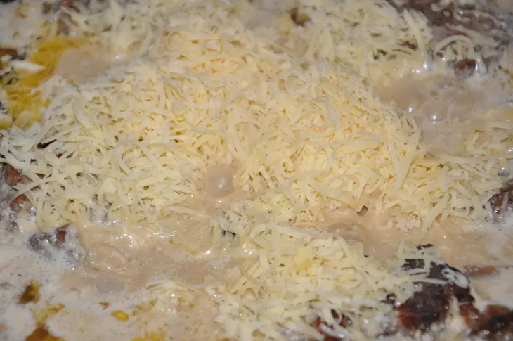 Медальоны с белыми грибами: шаг 4