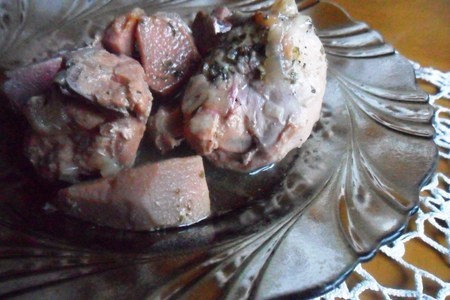 Соте из куриного филе и айвы в мультиварке: шаг 8