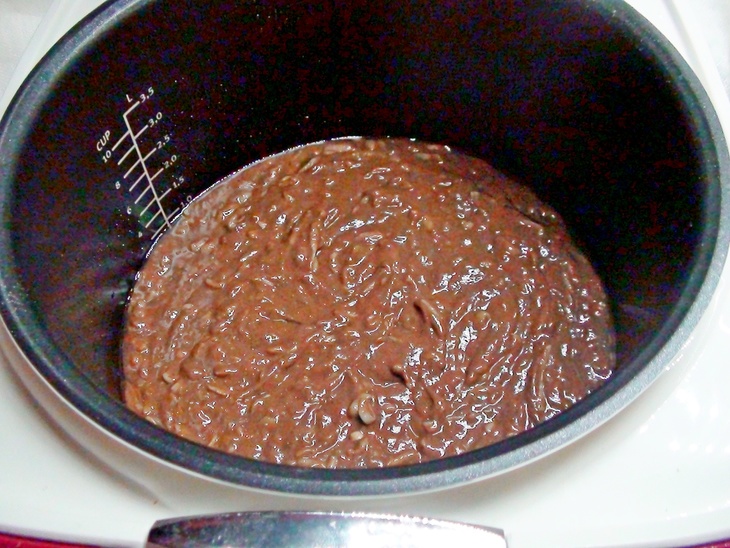 Шоколадный пирог с кабачком в мультиварке. тест-драйв.: шаг 4