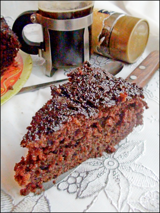 Шоколадный пирог с кабачком в мультиварке. тест-драйв.: шаг 8