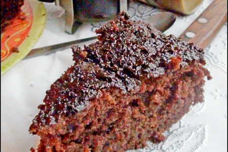 Шоколадный пирог с кабачком в мультиварке. тест-драйв.: шаг 8