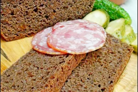 Ржаной хлеб с какао и изюмом в мультиварке: шаг 8