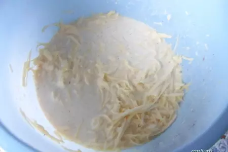 Овсяно-пшеничный пирог с сыром: шаг 5