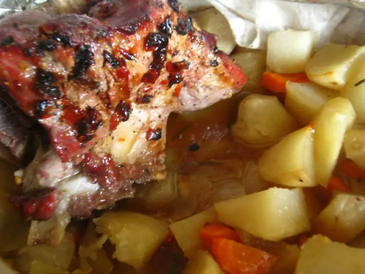 Кабан запеченный с овощами ("я + серж маркович=..": шаг 12