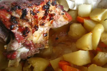 Кабан запеченный с овощами ("я + серж маркович=..": шаг 12