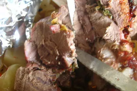 Кабан запеченный с овощами ("я + серж маркович=..": шаг 13