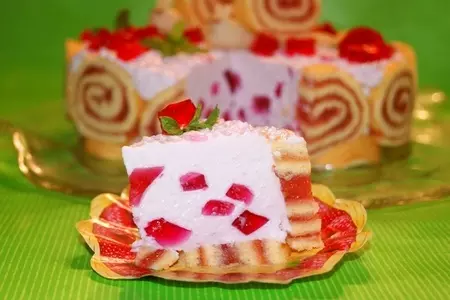 Торт"веселые улитки": шаг 15