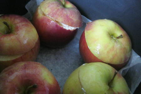 Яблоки фаршированные творогом и цукатами (тест-драйв): шаг 10