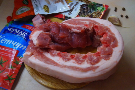 Копчёные свиные рёбрышки барбекю с кленовым сиропом.: шаг 1