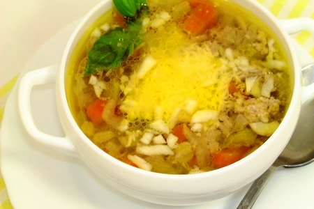 Итальянский суп с фаршем: шаг 7