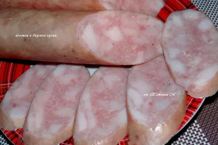 Колбаса домашняя куриная молочная: шаг 8