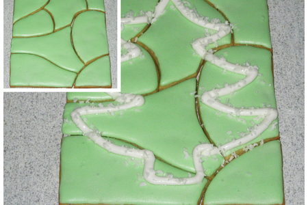 Имбирное печенье-пазл для маленьких любителей новогодних сладостей: шаг 6