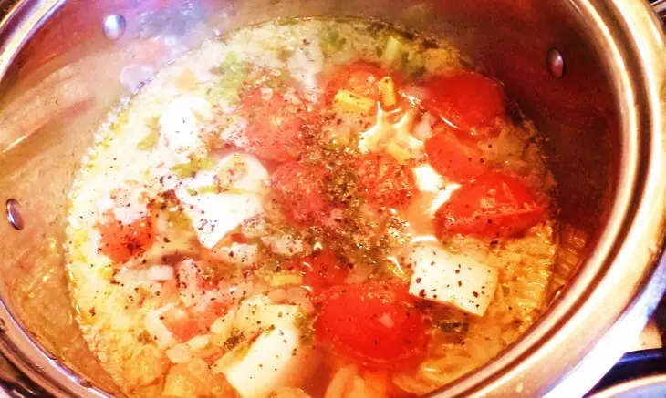 По мотивам рыбного супа от сержа марковича  и из серии "быстро, вкусно и полезно": шаг 3
