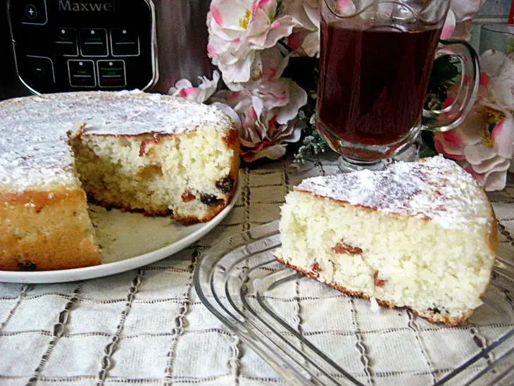 Манник с изюмом, простой и вкусный! (тест-драйв): шаг 16