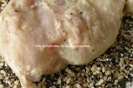 Куриные грудки в ореховой панировке с кунжутом: шаг 3