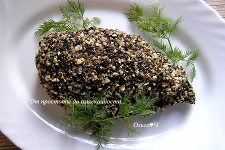Куриные грудки в ореховой панировке с кунжутом: шаг 5