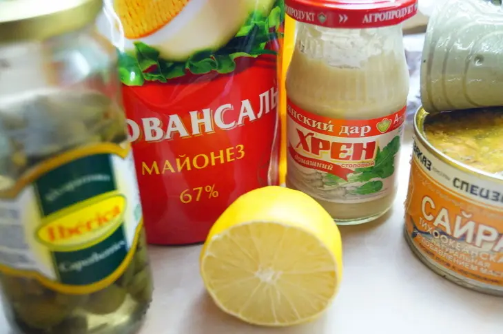 Жареный рис «монреаль» и рыбный салат «к празднику» на его основе: шаг 7