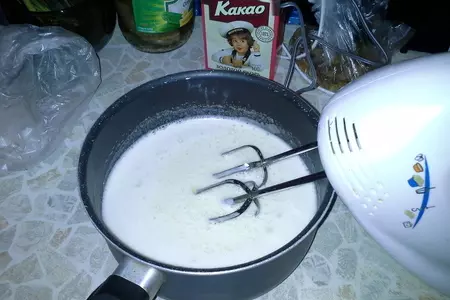 Шоколадно-банановый торт: шаг 1