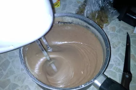 Шоколадно-банановый торт: шаг 7