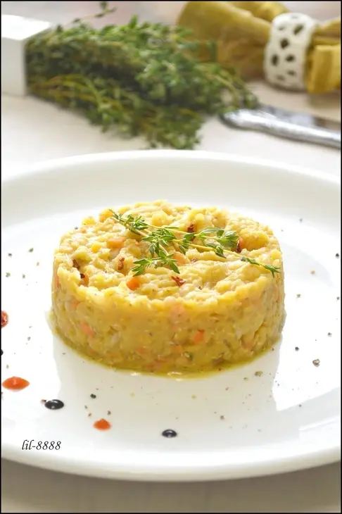 Пюре из чечевицы с овощами и тимьяном: шаг 5