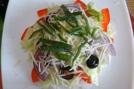 Лёгкий салатик в средиземноморском стиле: шаг 5