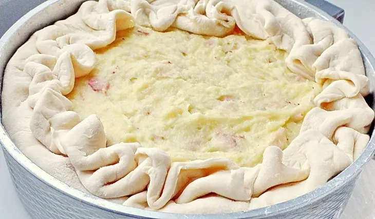 Апулийский картофельный пирог / torta di patate alla pugliese: шаг 6