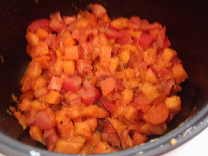 Суп-пюре с папайей «оранжевое настроение»: шаг 2