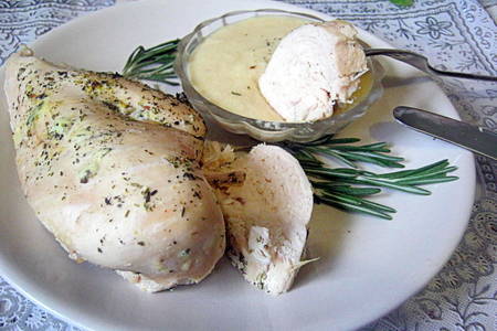 Куриная грудка с прованскими травами, томленая в молоке+ соус: шаг 11