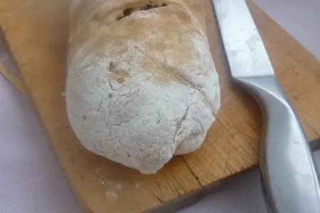 Батон по-средиземноморски с орехами: шаг 7