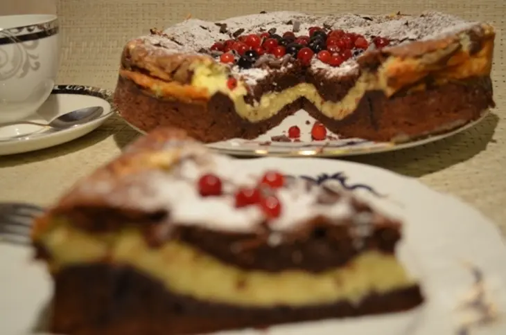 Шоколадный пирог с маскарпоне: шаг 11