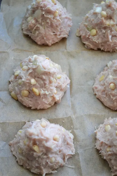 Новогодние мясные "ёлочки" с сыром: шаг 6