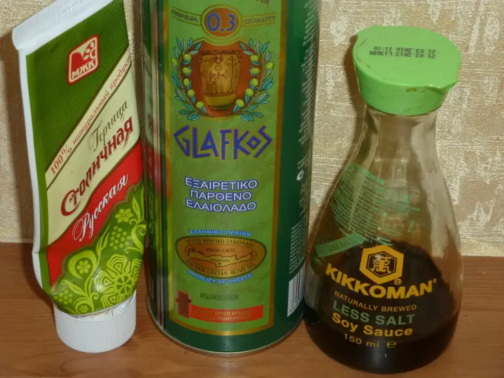 Салат мясной с овощами "для тонкой талии и новогодней ночи": шаг 4