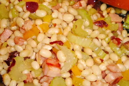 Курица фаршированная фасолью: шаг 10