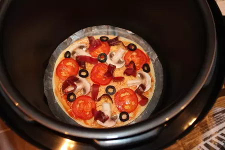 Мини пиццы с вяленым мясом: шаг 7