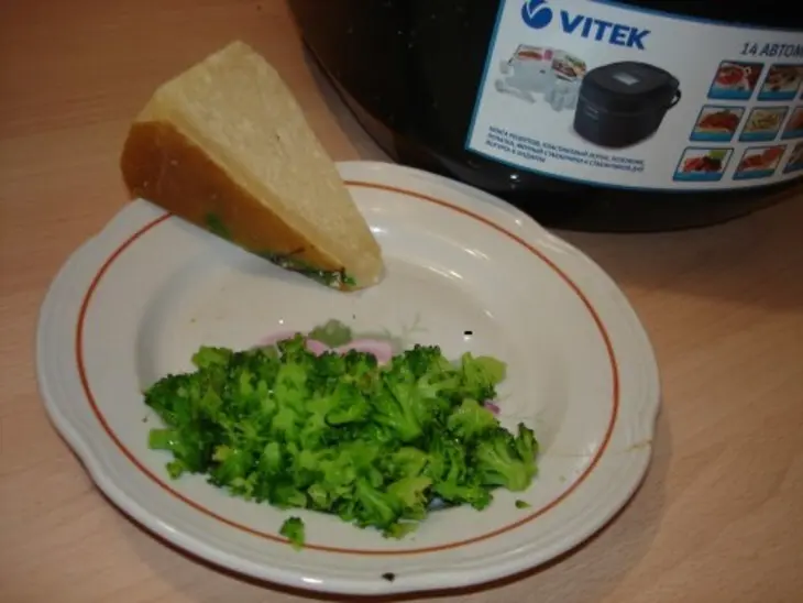 Ризотто с жаренным картофелем и капустой брокколи. тест драйв vitek: шаг 4