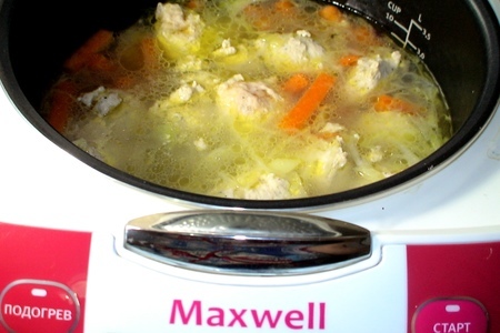 Куриный суп с молодой капустой « летние грезы в зимний день» ( тест –драйв): шаг 8