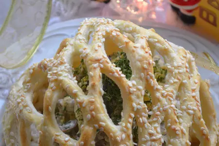 Салат "мясо в заточении": шаг 9