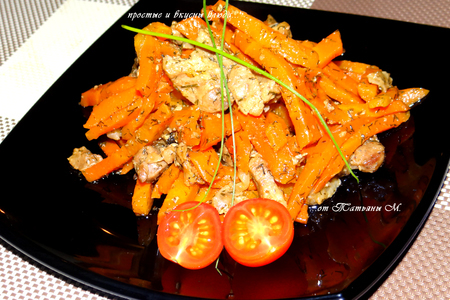 Ароматное свиное рагу с морковью: шаг 4