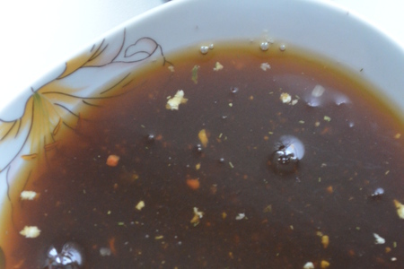 Заливные рыбные фрикадельки с соевым соусом: шаг 7