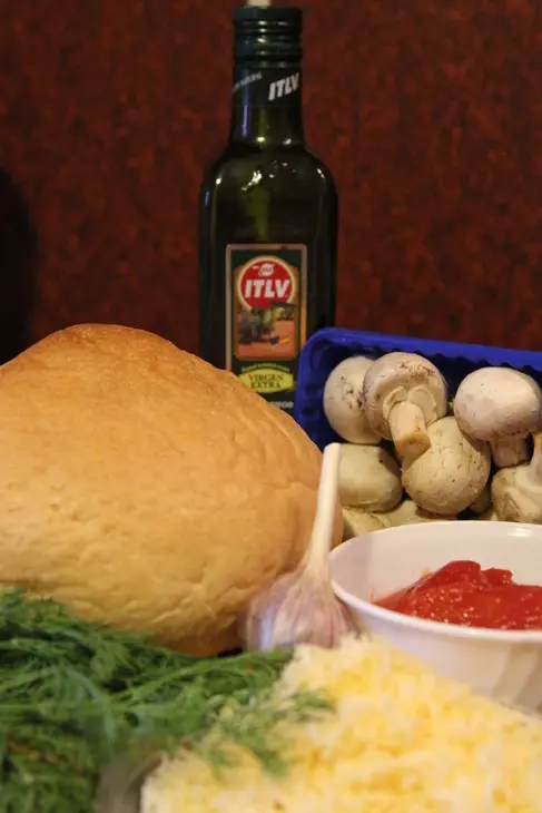 Закусочный хлеб на скорую руку: шаг 1
