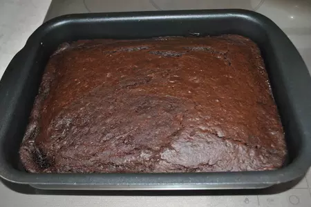 Брауни из красной фасоли "шоколадный лес в новогоднюю ночь": шаг 7