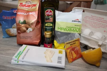 Торт "белый капрезе": шаг 1