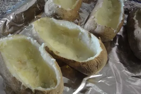 Картофель с сыром и беконом: шаг 4