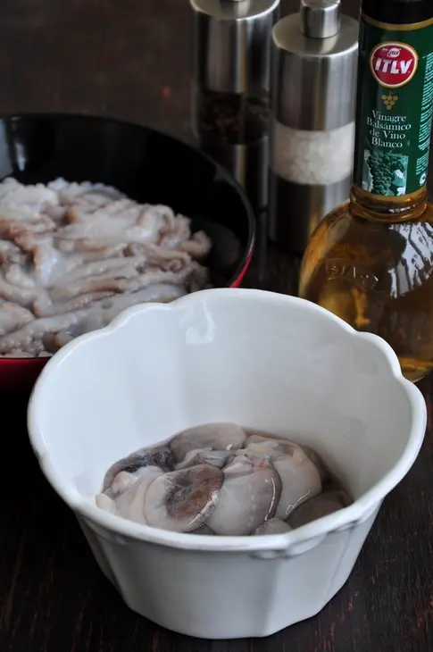 Две быстрые закуски из морепродуктов: шаг 1