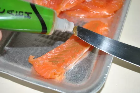 Новогодние закусочные пирожные и торт с желе из соевого соуса: шаг 20
